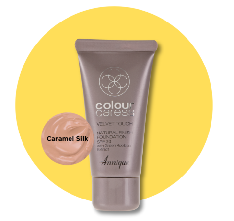 Velvet Touch Natural Finish SPF 20 - Caramel Silk - 30ml